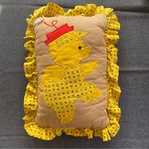 Vintage Handmade Pig Pillow